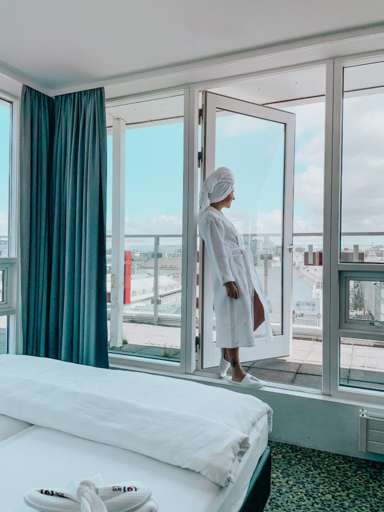A suite room in Center Hotels Plaza Reykjavik