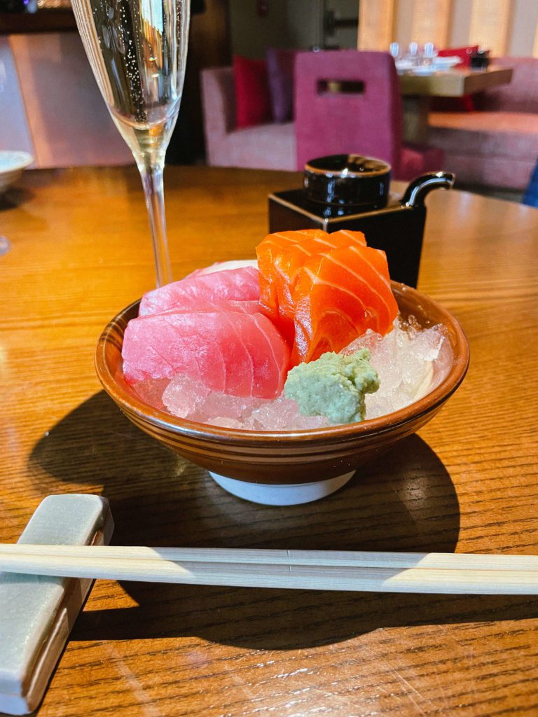 Sashimi dish at zuma