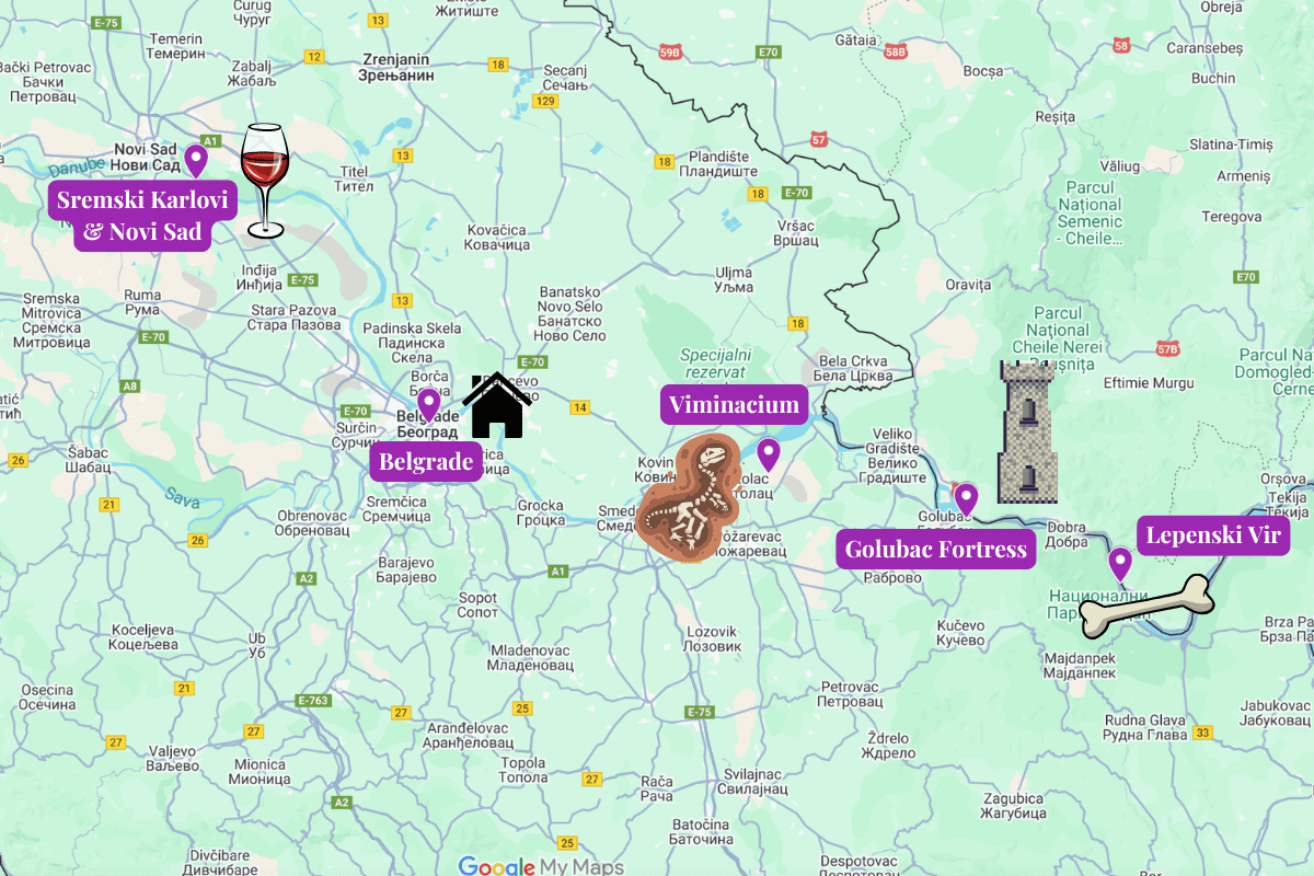 travel around serbia